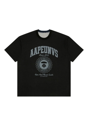 AAPE BY *A BATHING APE® printed reversible T-shirt - Black