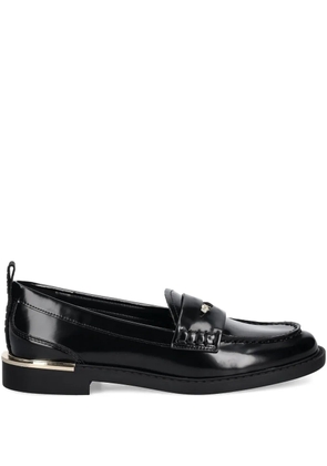 DKNY coin-detail loafers - Black