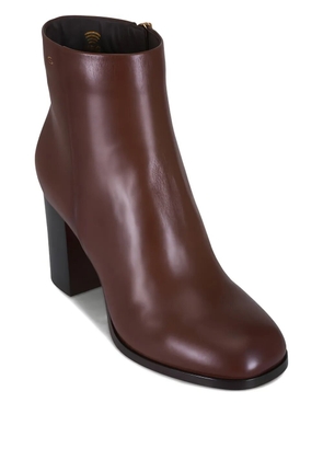 Santoni 85mm Gladys block-heel ankle boots - Brown