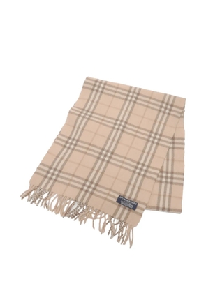 Burberry Pre-Owned 1980-2000s plaid-pattern scarves - Neutrals