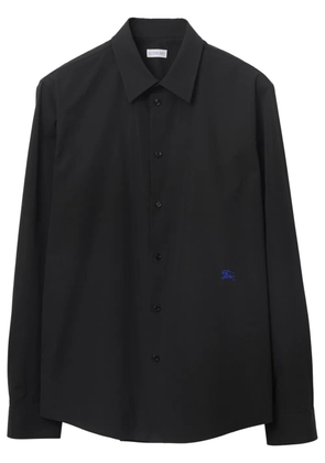 Burberry EKD-embroidered cotton shirt - Black