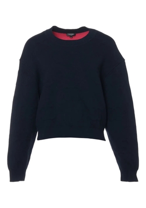 CHANEL Pre-Owned monogram-pattern jumper - Blue