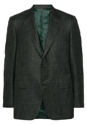 Canali Prince of Wales-pattern blazer - Green
