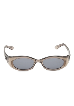 Gucci Pre-Owned 2000s oval-frame sunglasses - Grey