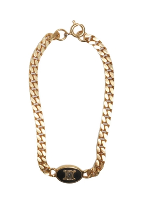 Celine Pre-Owned 1990S-2000s Triomphe bracelet - Gold