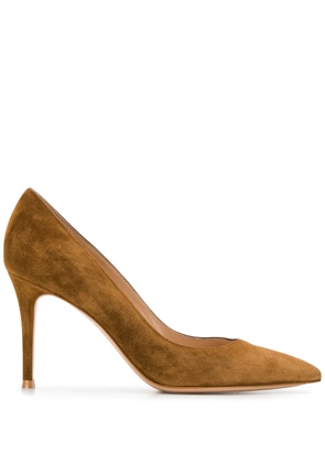 Gianvito Rossi Gianvito 85 suede pumps - Brown