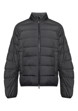 Moncler logo-patch padded jacket - Black