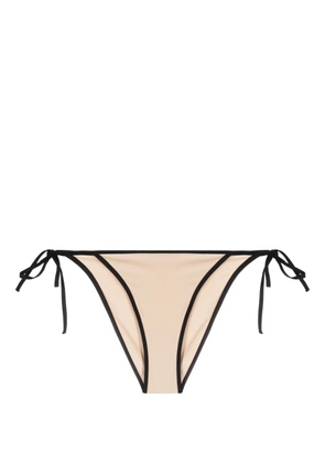 TOTEME Stripe Tie bikini bottoms - Neutrals
