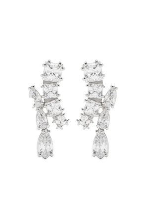 Swarovski Matrix drop earrings - Silver