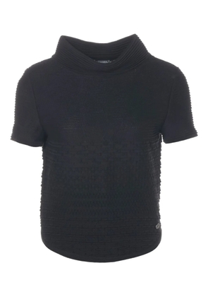 CHANEL Pre-Owned 2014 textured top - Black