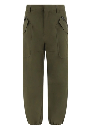 LOEWE gabardine cargo trousers - Green