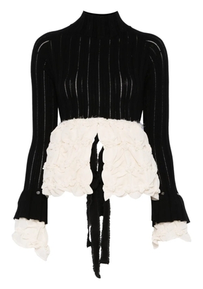 Rokh open-back top - Black