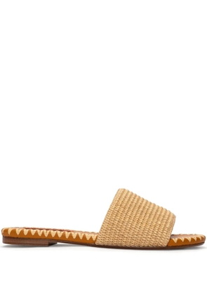 Simon Miller Raffia Salerno slides - Neutrals