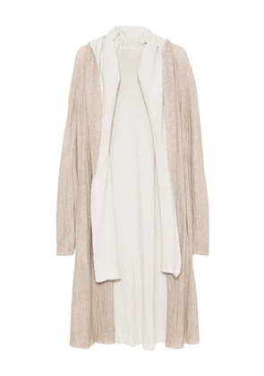 Ma+ asymmetric coat - Neutrals