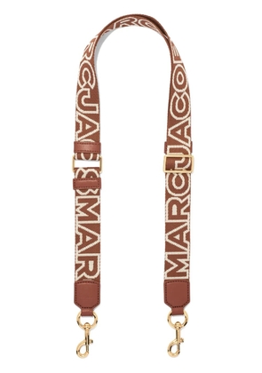 Marc Jacobs The Thin Outline Logo Webbing strap - Brown