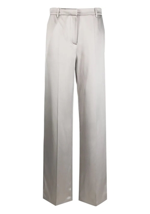 Magda Butrym silk wide-leg trousers - Grey