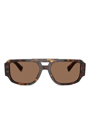 Dolce & Gabbana Eyewear pilot-frame sunglasses - Brown
