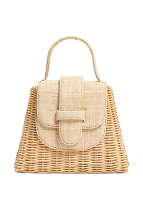 Pamela Munson The Petite Lady Bag buckle tote bag - Neutrals