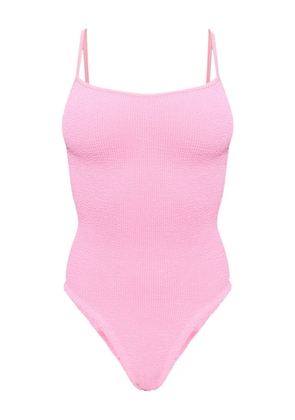 Hunza G Pamela crinkle swimsuit - Pink