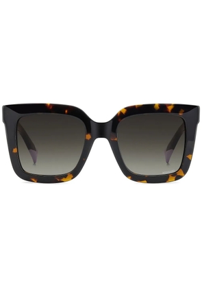 MISSONI EYEWEAR tortoiseshell-effect square sunglasses - Black
