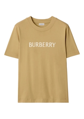 Burberry logo cotton T-shirt - Neutrals