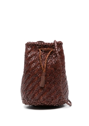 DRAGON DIFFUSION Pompom Double Jump bucket bag - Brown