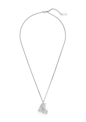 Marc Jacobs The Pavé Kiki boot necklace - Silver