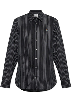 Vivienne Westwood Orb-embroidered shirt - Black