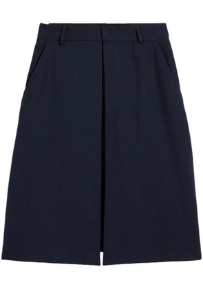 AMI Paris wide-leg panelled shorts - Blue