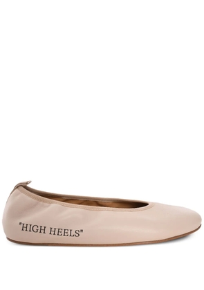 Off-White High Heels ballerina shoes - Neutrals