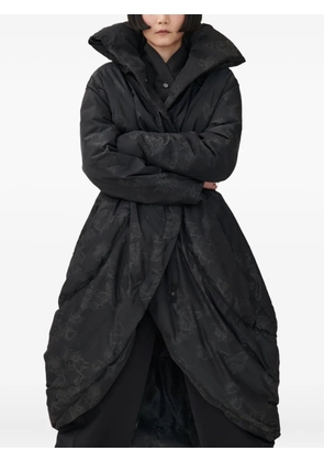 Annette Görtz Amba hooded floral coat - Black