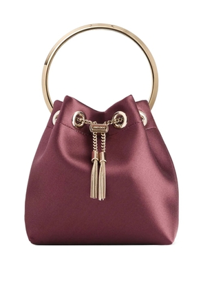 Jimmy Choo Bon Bon bucket mini bag - Red