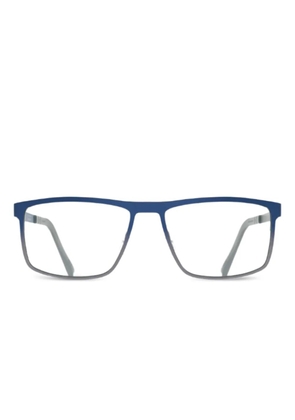 Blackfin Kingston rectangle-frame glasses - Blue