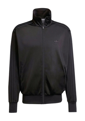 adidas three-stripe zip-up sweatshirt - Black