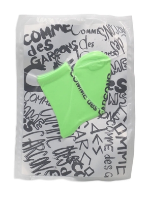 Comme Des Garçons logo-intarsia socks - Green