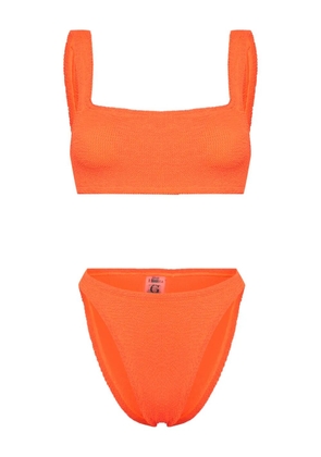 Hunza G Xandra crinkled bikini set - Orange