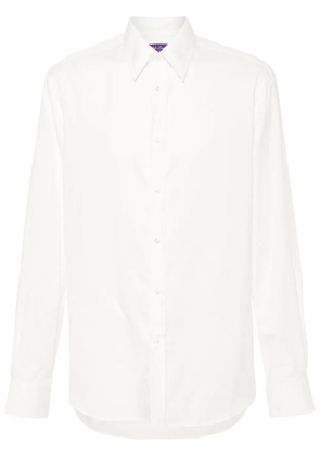 Ralph Lauren Purple Label long-sleeve cotton shirt - White