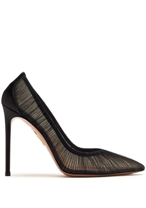 Aquazzura 105mm mesh pumps - Black