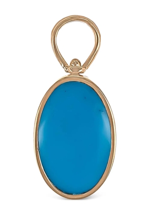 Marla Aaron 14K yellow gold turquoise charm