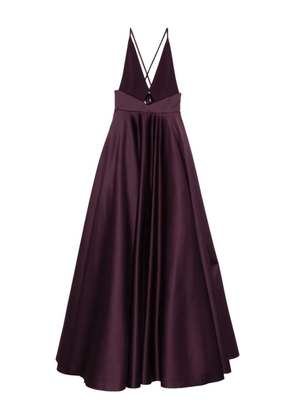 Solace London Avallon cross-strap maxi dress - Purple