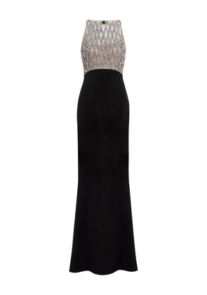 Jenny Packham Dewdrop crystal-bodice gown - Black
