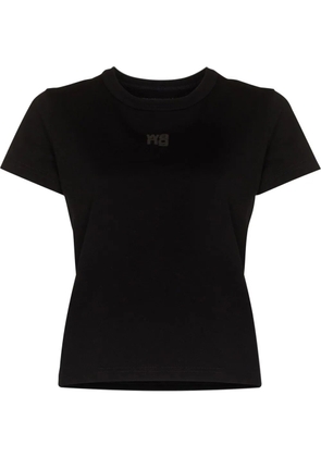 Alexander Wang logo-print short-sleeve T-shirt - Black