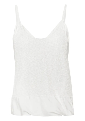 Jil Sander openwork-detail tank top - White
