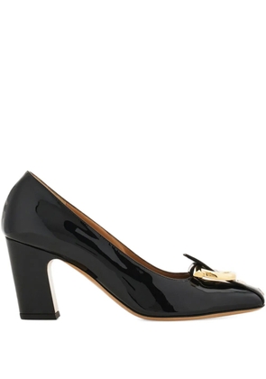 Ferragamo 70mm Gancini block-heel pumps - Black