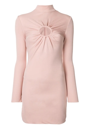 TOM FORD gathered detail fitted dress - Pink