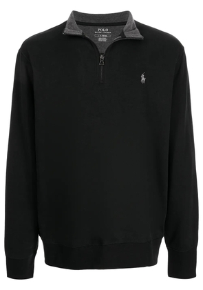 Polo Ralph Lauren half zip pullover hoodie - Black