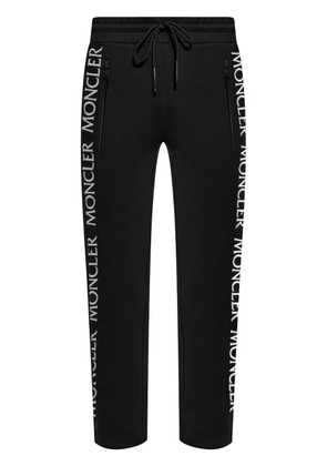 Moncler logo-embroidered track pants - Black