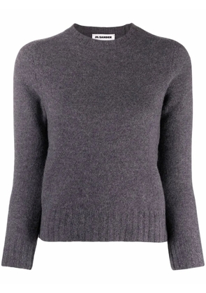 Jil Sander knitted long-sleeve wool jumper - Grey