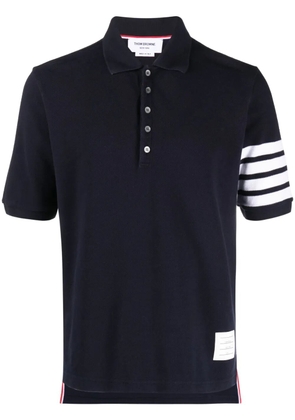 Thom Browne 4-Bar Stripe 2003-print polo shirt - Blue