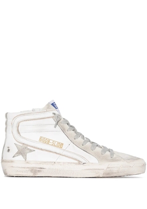 Golden Goose Slide high-top sneakers - White